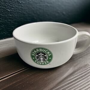 Starbucks Coffee/Soup Mug- Large 18 Oz-2 Sided Mermaid LOGO-2008